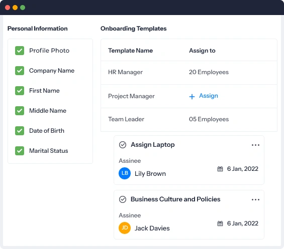 Onboarding Template