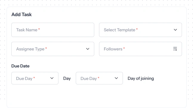 Onboarding Task Templates