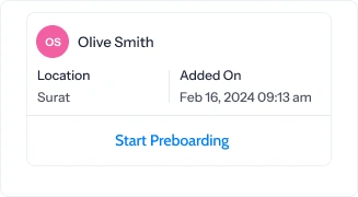Pre-boarding