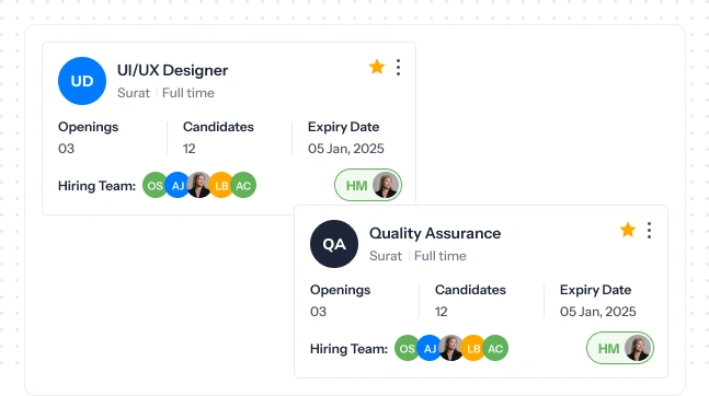 Track jobs with one master dashboard