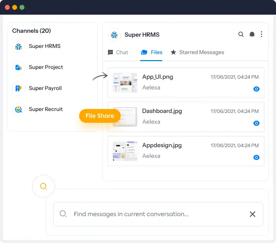 Access all chat files easily