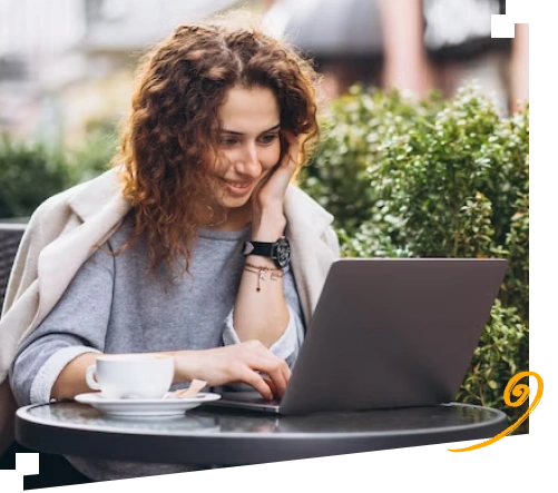 girl creating Performance Management e book