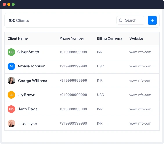 manage clients