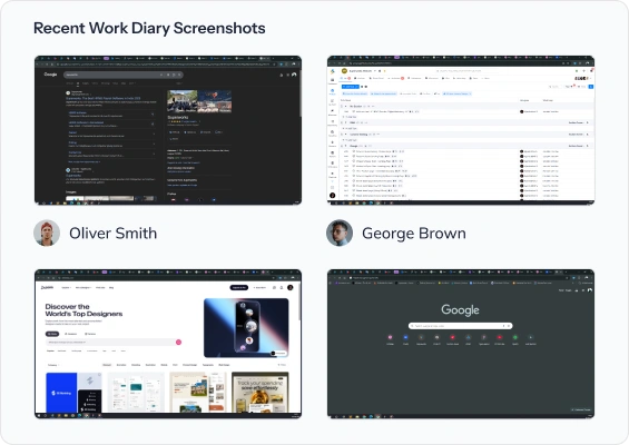 live screenshots