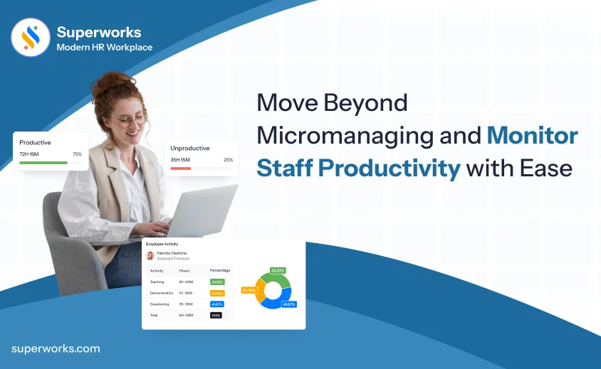 Monitor Staff productivity