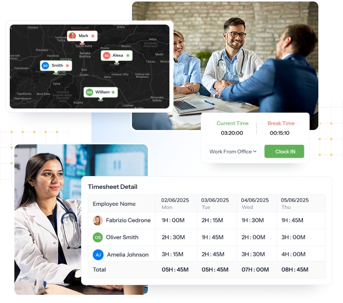 Real time tracking for healthcare