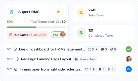 Track your projects