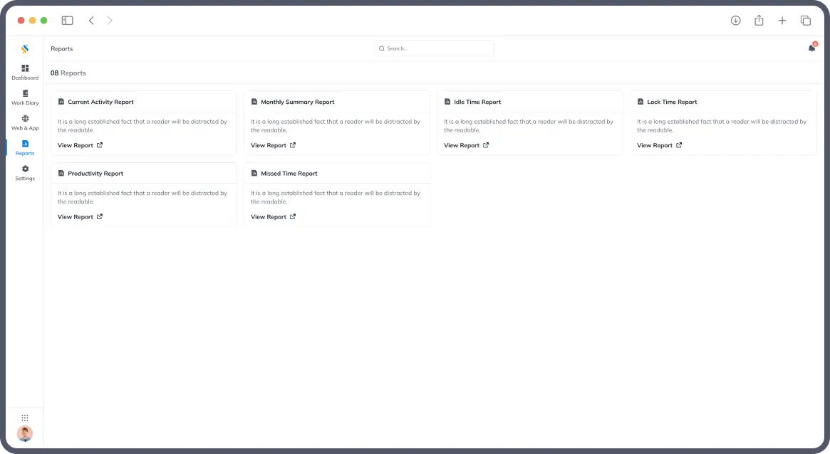 employee working reports