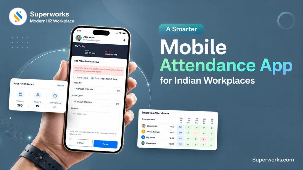 A Smarter Mobile Attendance App for Indian Workplaces 1 mobile attendance app