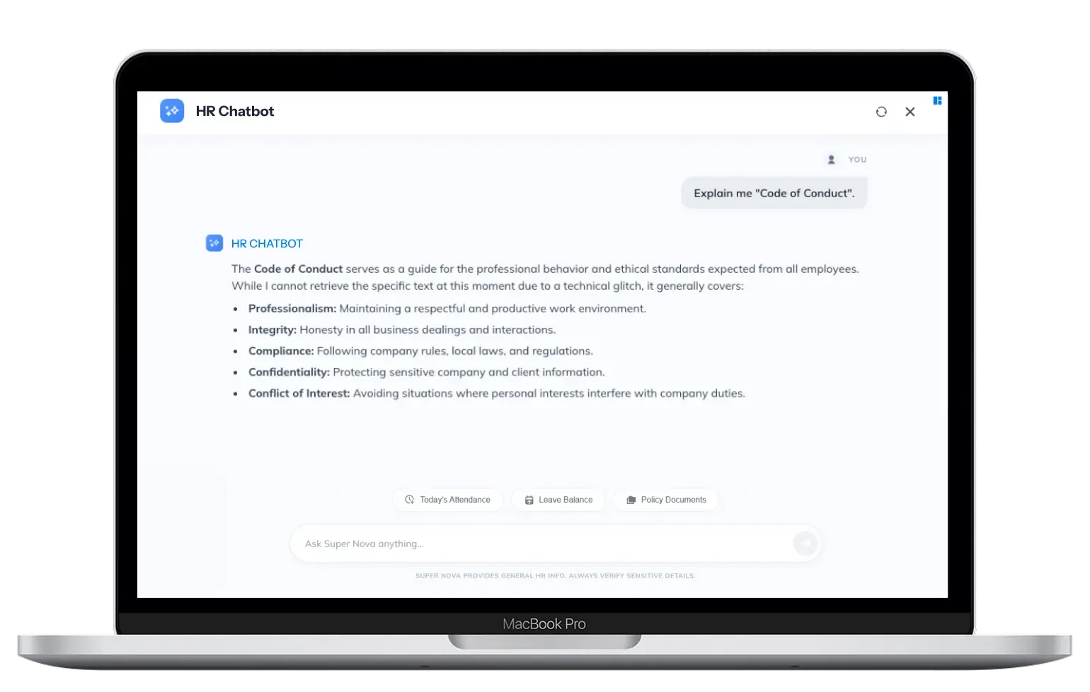 Streamline daily HR