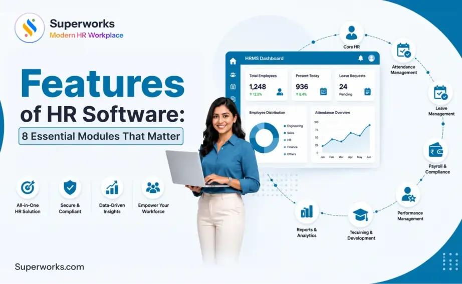 Features of HR Software: 8 Essential Modules That Matter 1 features of hr software