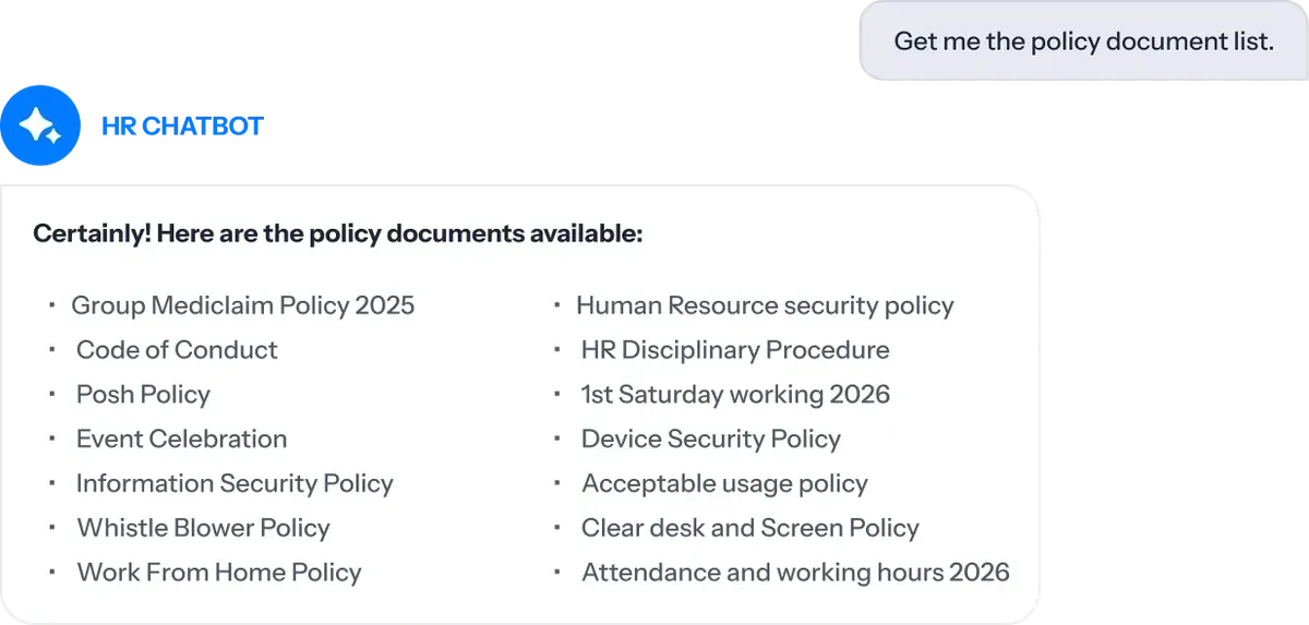 employee policy document