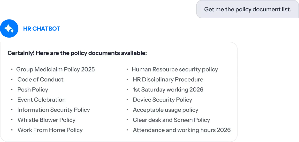 employee policy document