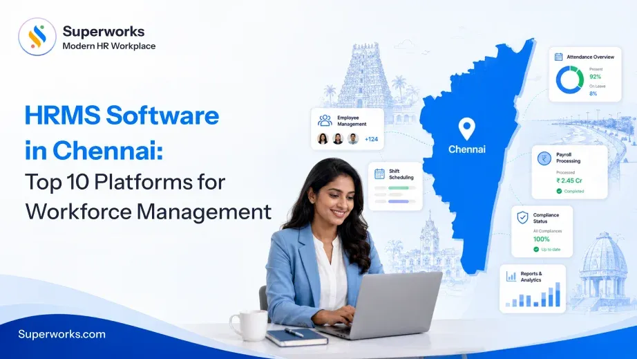 HRMS Software in Chennai: Top 10 Platforms for Workforce Management 1 HRMS software in Chennai