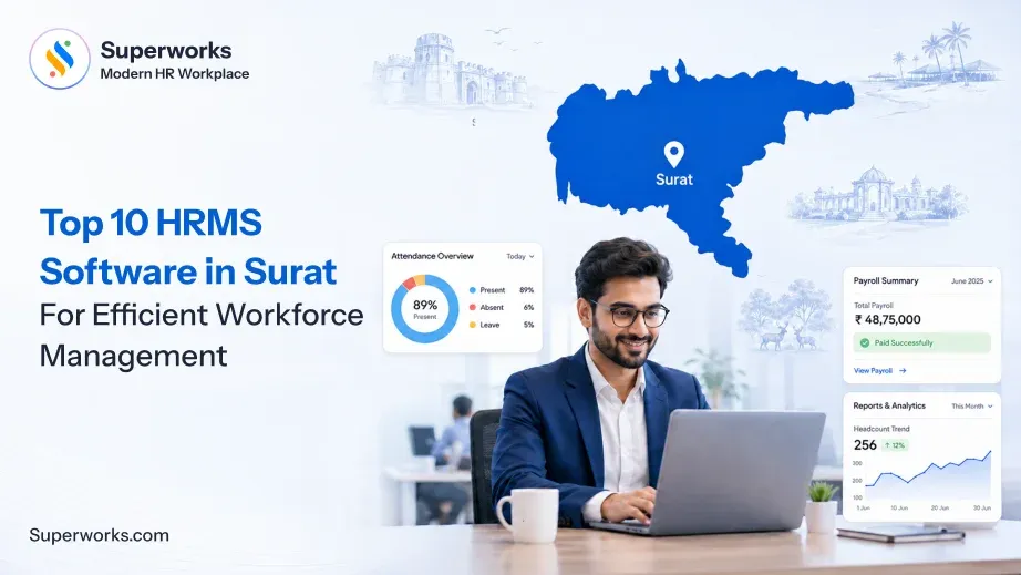 Top 10 HRMS Software in Surat For Efficient Workforce Management 1 HRMS software in Surat